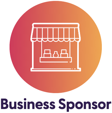 Business sponsor with icon